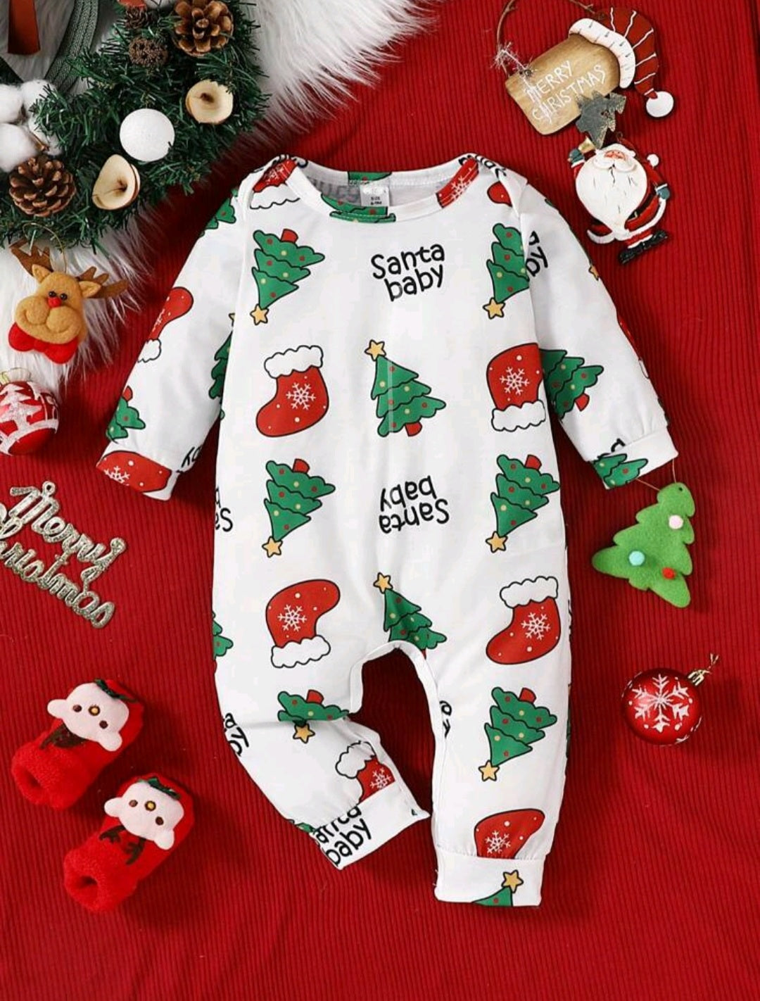 Santa Baby Christmas Romper (Gender Neutral) 2000118