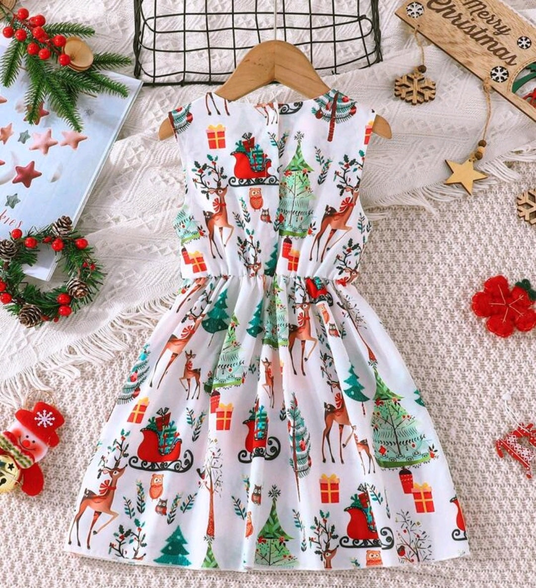 Girls Christmas Dress #100029