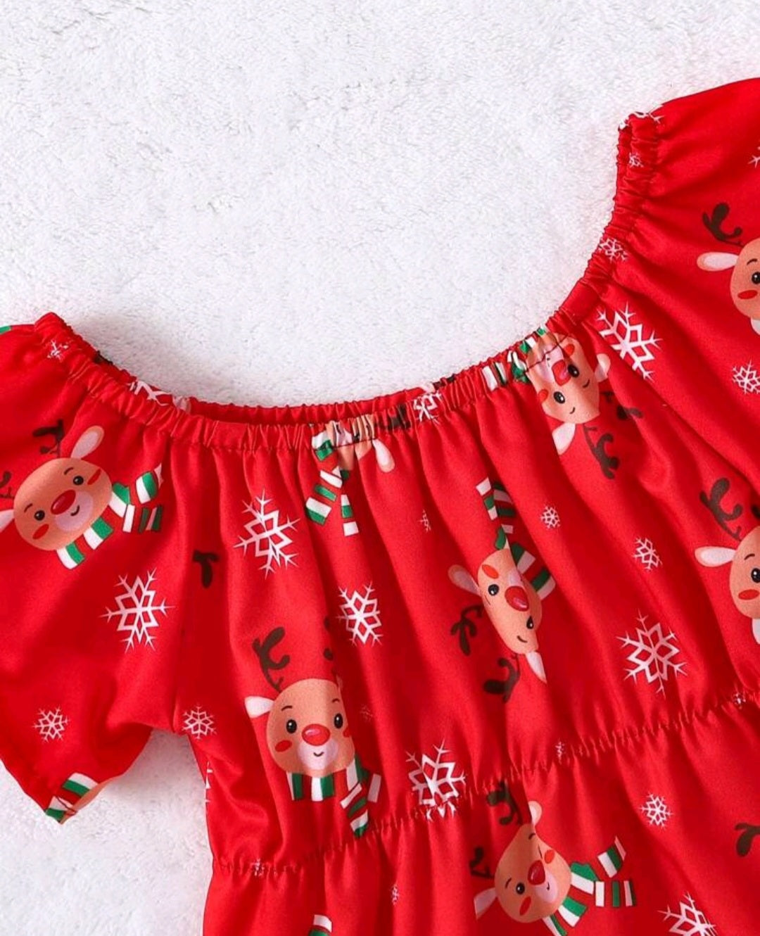 Christmas Reindeer Romper and Headband 