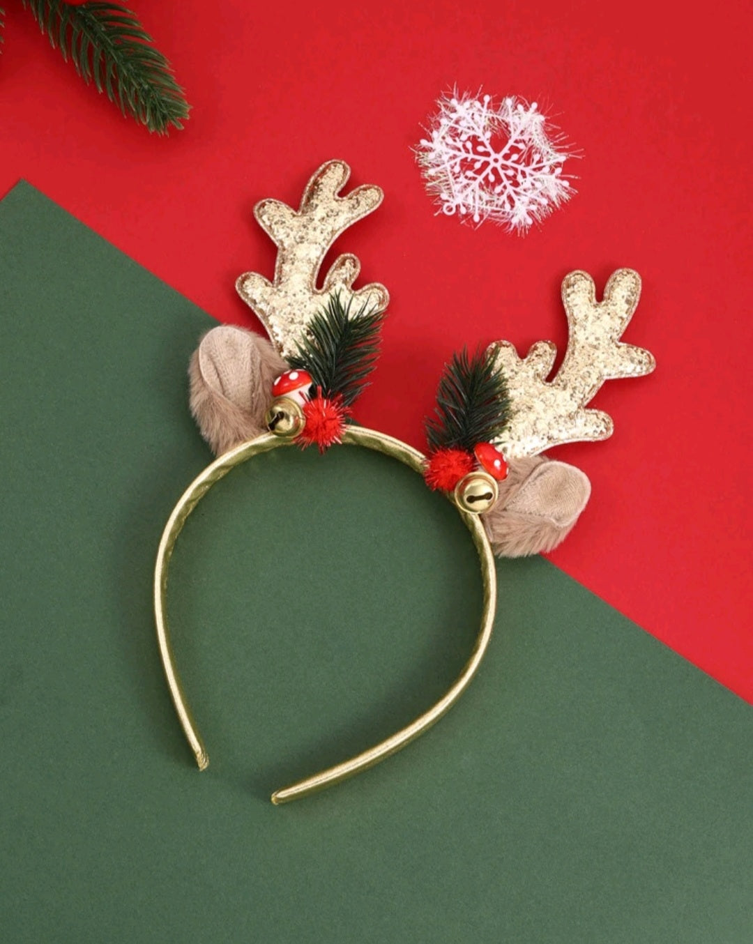 Christmas Reindeer Headband. 