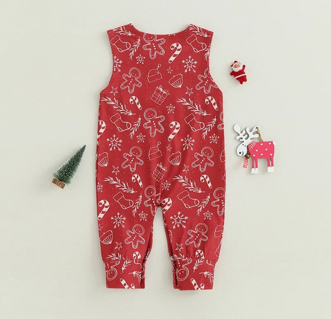 Gingerbread Christmas Romper 