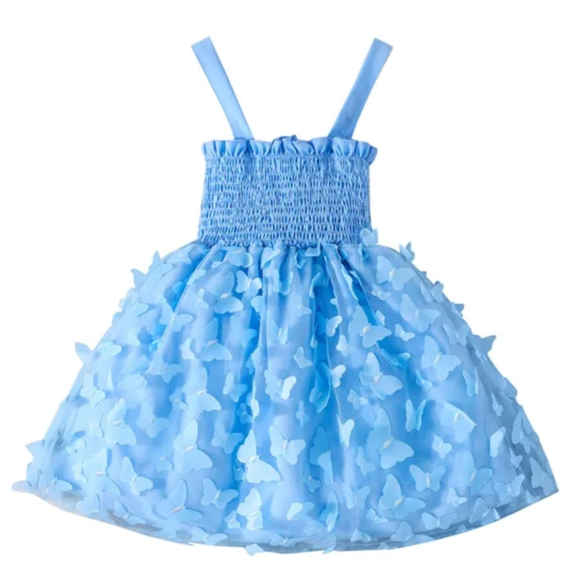 Blue Butterfly Dress 