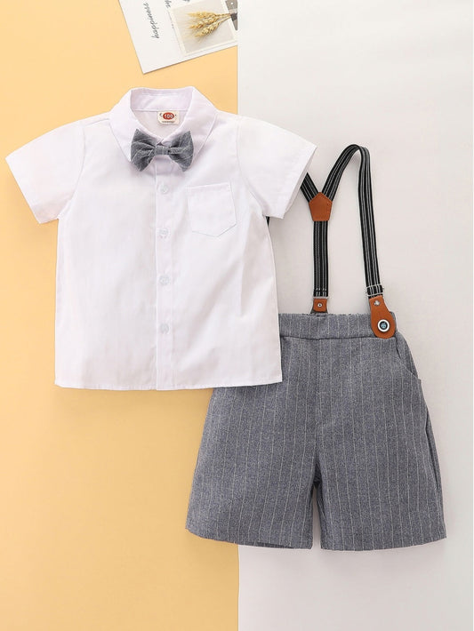 4PSC Gentleman Suit.   (Shirt also available in baby boys with romper)