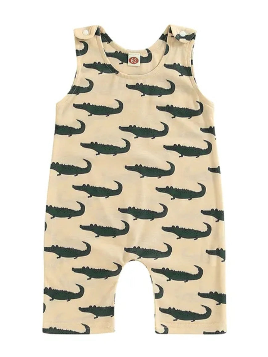 Crocodile Romper Gender Neutral 