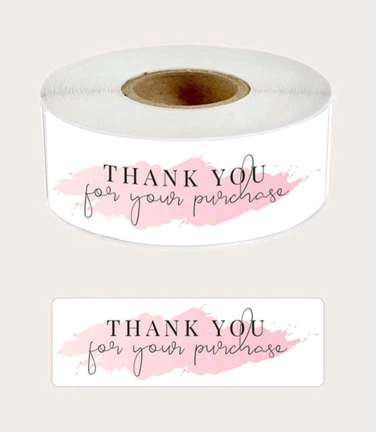 Thank You Rainbow stickers