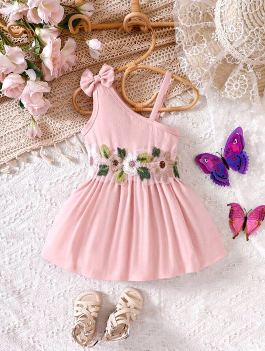 Pink Floral Dress