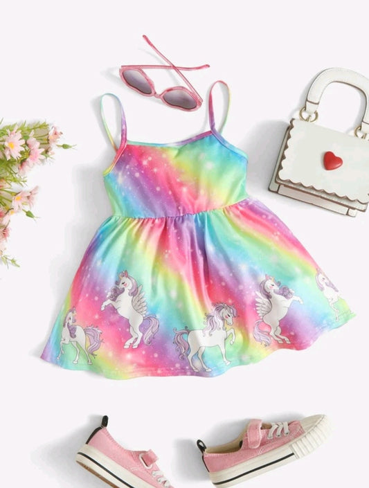 Rainbow Unicorn Dress