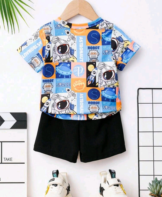 Space Boy T-shirt and Shorts