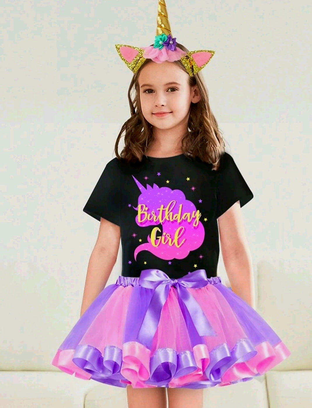 4PSC Unicorn Birthday Outfit  #1000331