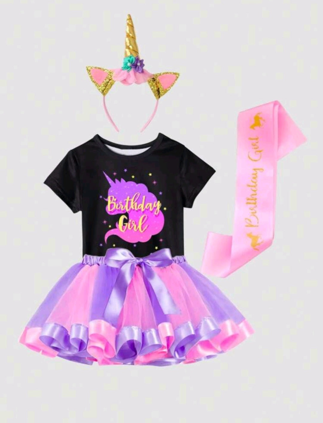 4PSC Unicorn Birthday Outfit  #1000331