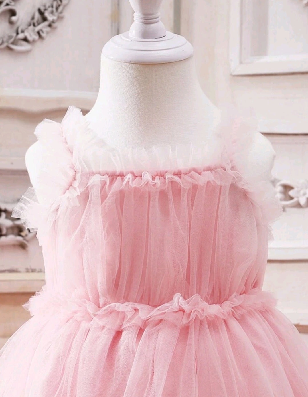 Pink Ruffle Dress 1000501