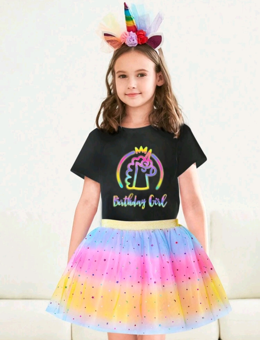 4PSC Unicorn Birthday Outfit 