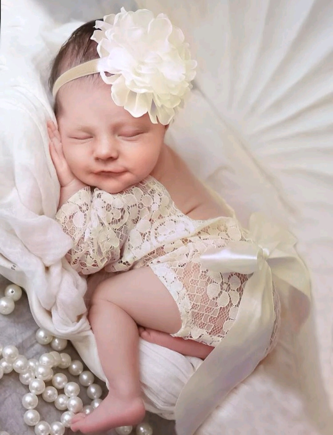 Lace Photoshoot Costume Off White 