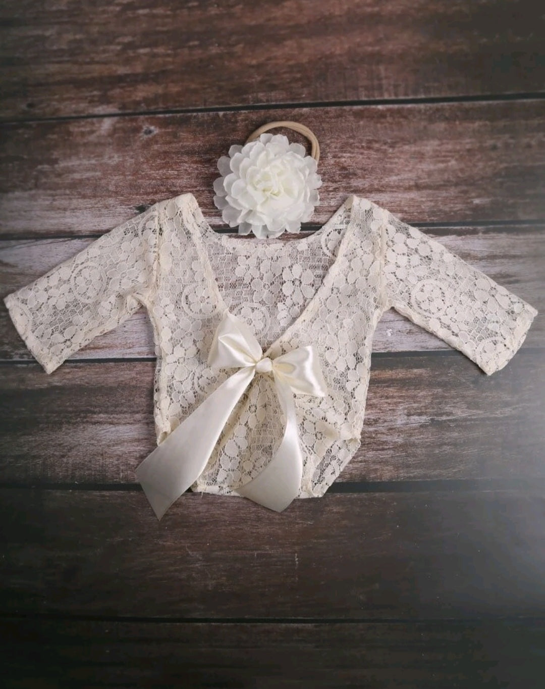 Lace Photoshoot Costume Off White 