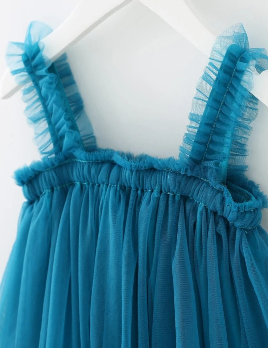 Turquoise Tulle Dress