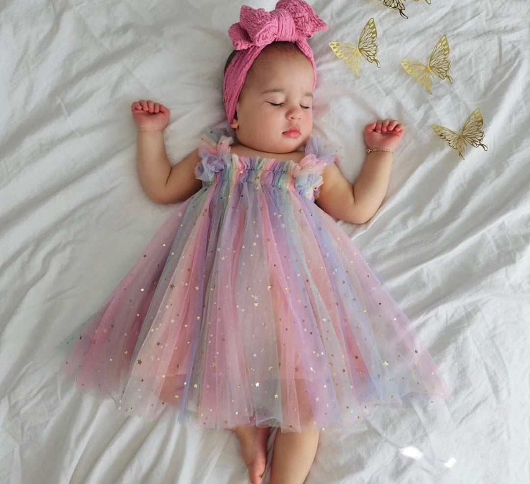 Rainbows and Stars Tulle Dress 1000415
