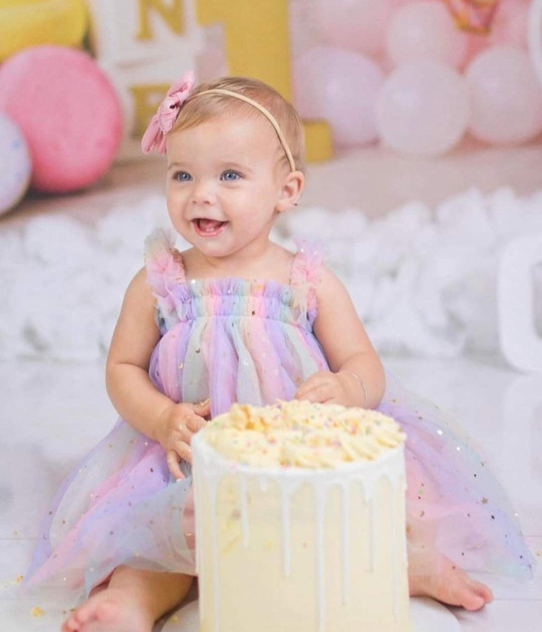 Rainbows and Stars Tulle Dress 1000415