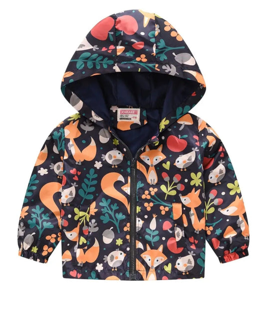 Fox Hooded Windbreaker