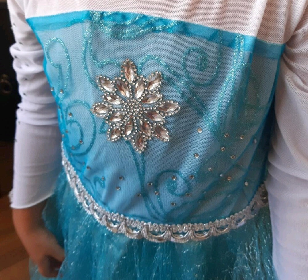 Teal Ice Princess Costume 