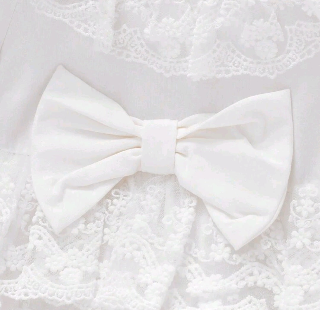 Long Sleeve Lace Romper Dress 1000181