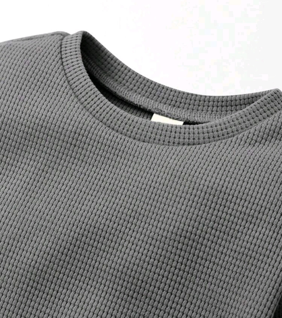 Gray Cotton, Gender Neutral Activewear 200077