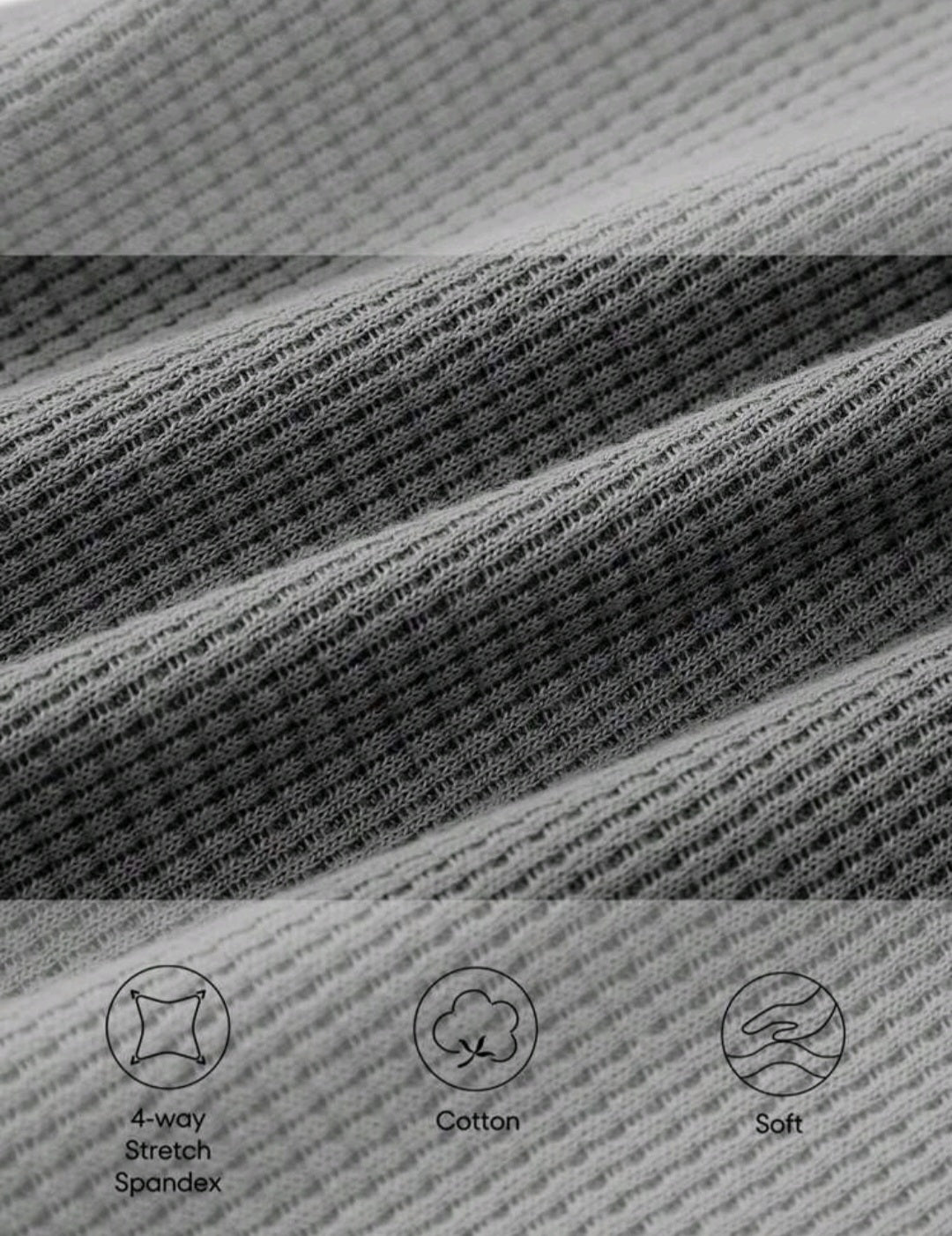 Gray Cotton, Gender Neutral Activewear 200077