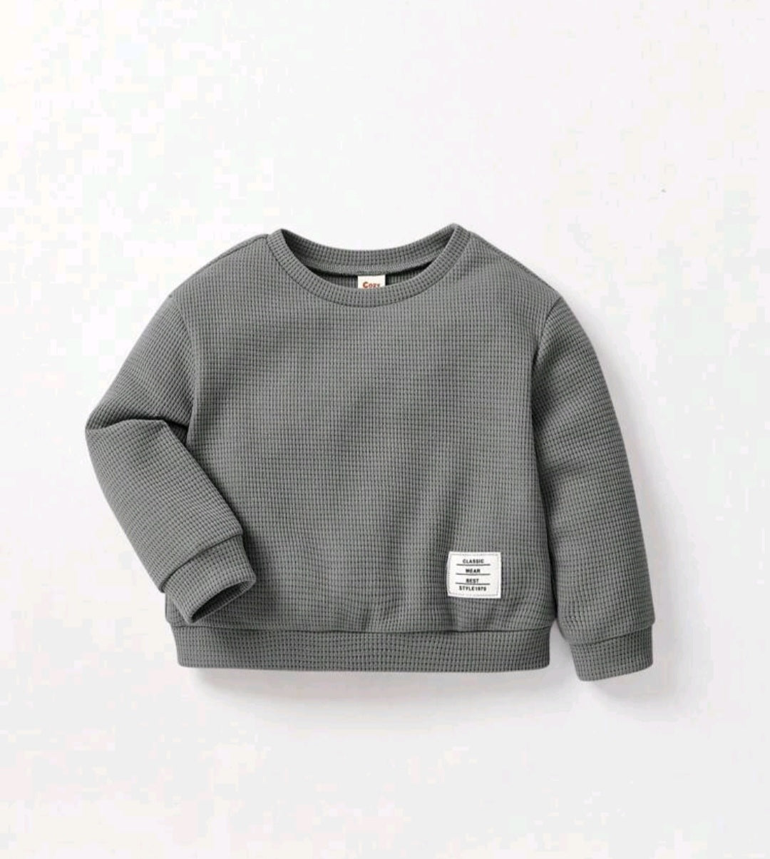 Gray Cotton, Gender Neutral Activewear 200077