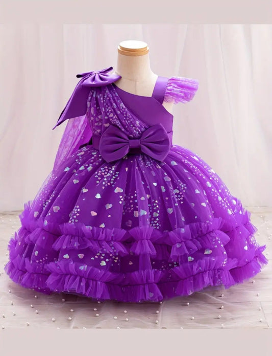 Purple Special Occassion Ball Gown 