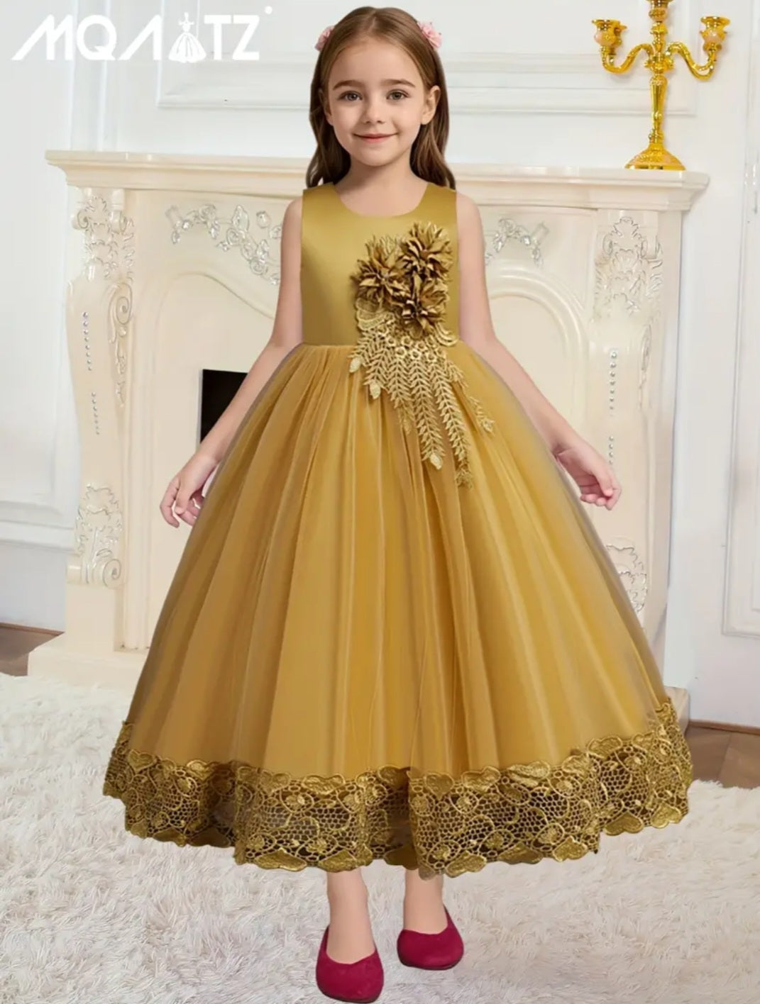 Gold Special Occasions Ball Gown 