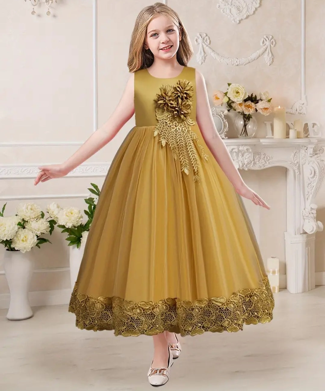 Gold Special Occasions Ball Gown 