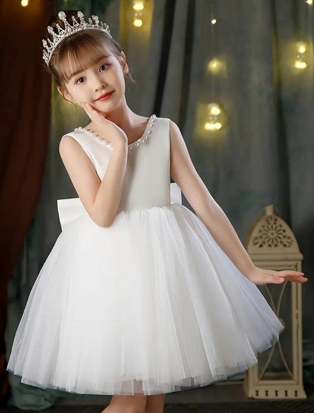 White Special Occasions Dress Ball Gown 