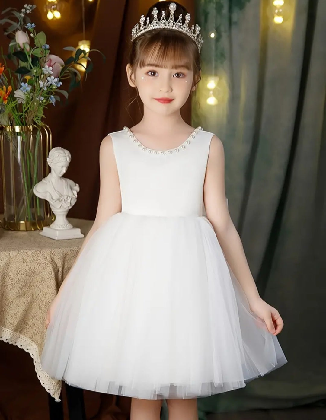 White Special Occasions Dress Ball Gown 