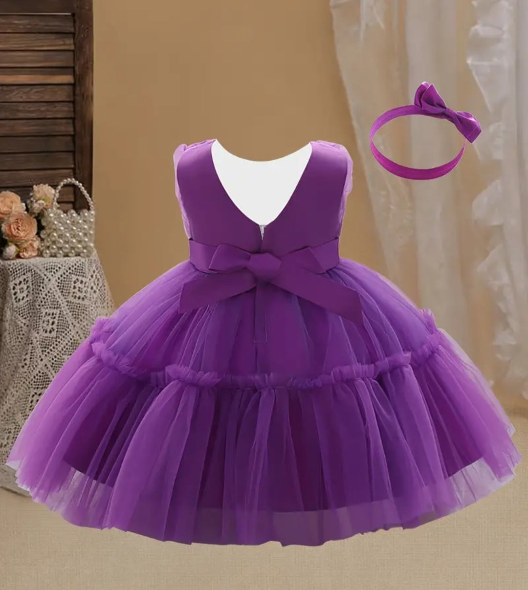 Purple Special Occasions Ball Cown