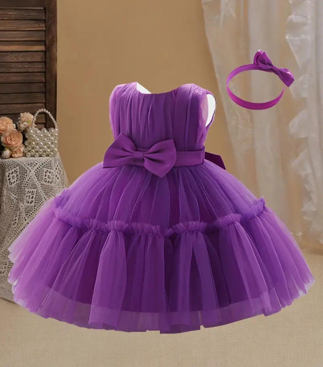 Purple Special Occasions Ball Cown