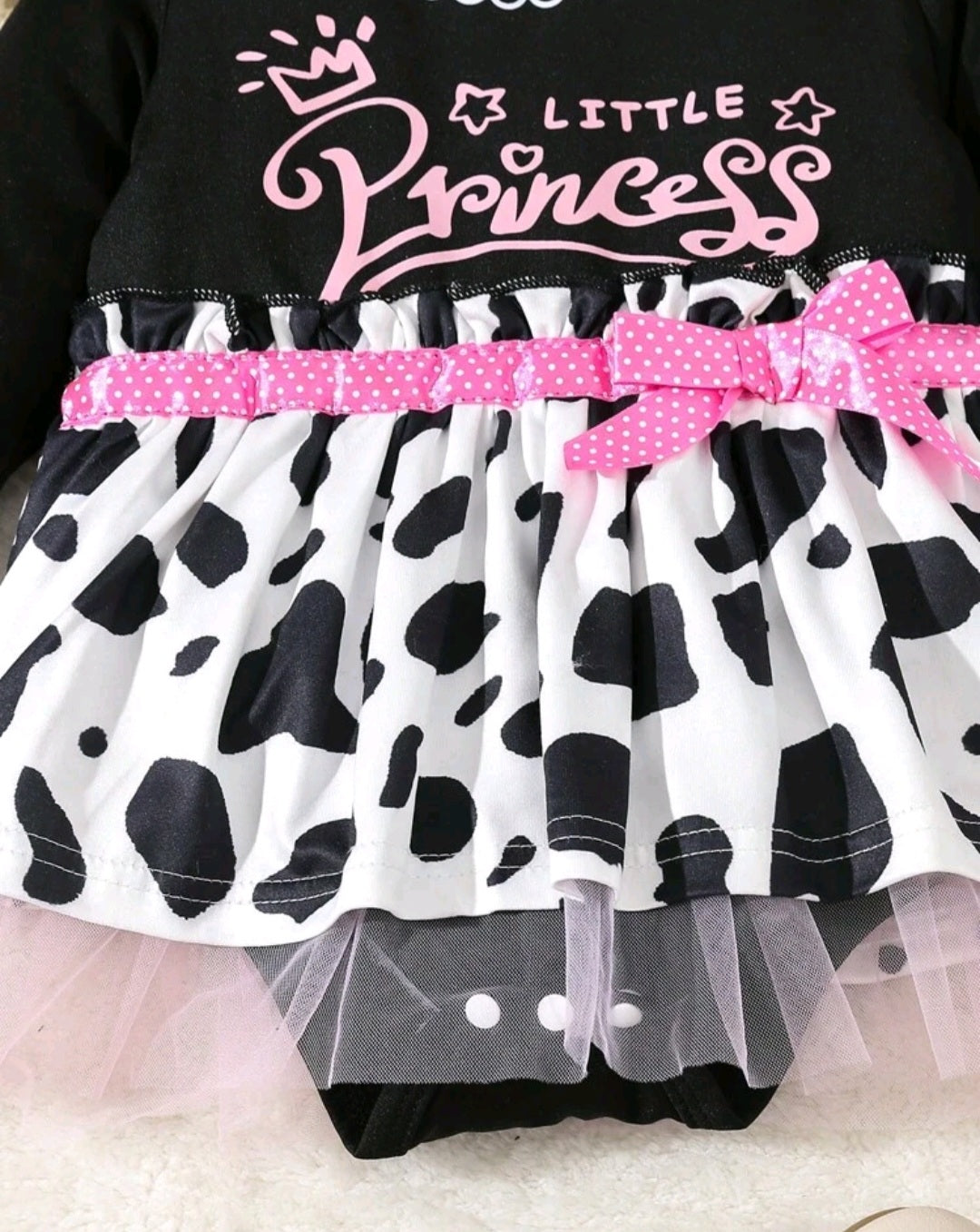 Little Princess Romper Dress with Headband 100072