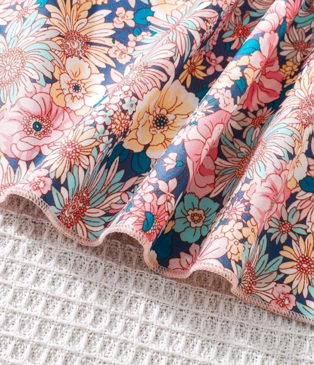 Mint Floral Dress Sibling Outfit  1000237