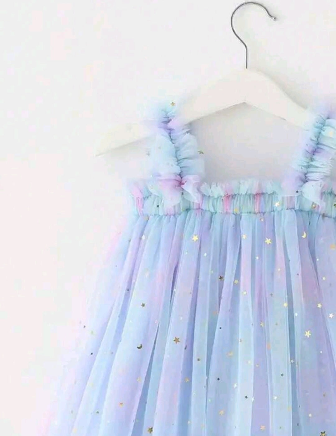 Blue Purple Star Tulle Dress 1000522