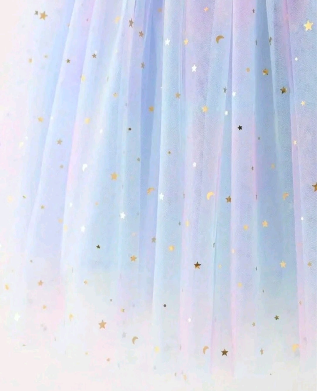 Blue Purple Star Tulle Dress 1000522