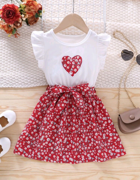 Floral Heart Dress 