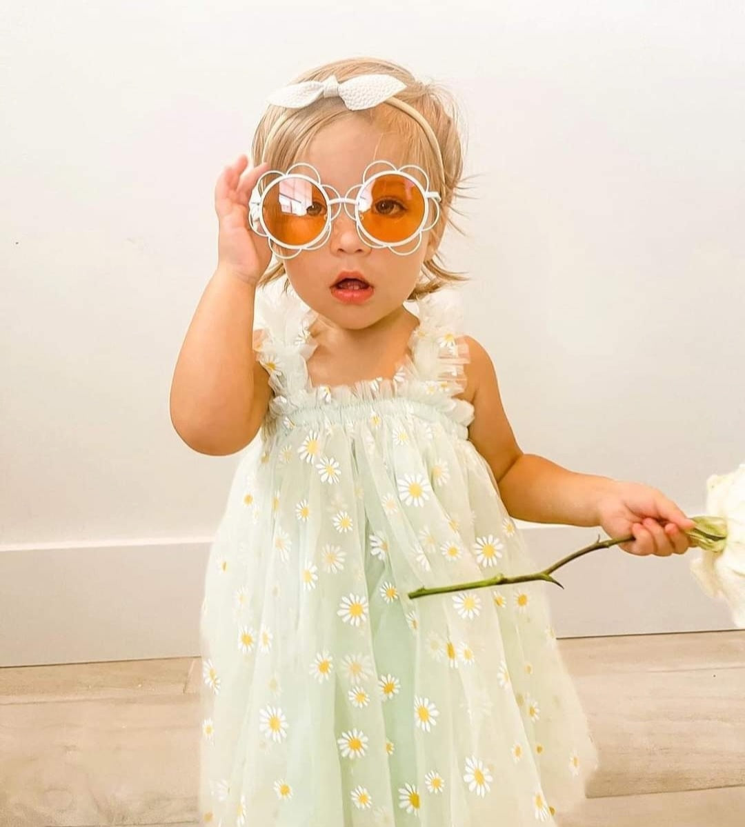 Green Daisy Dress 1000282