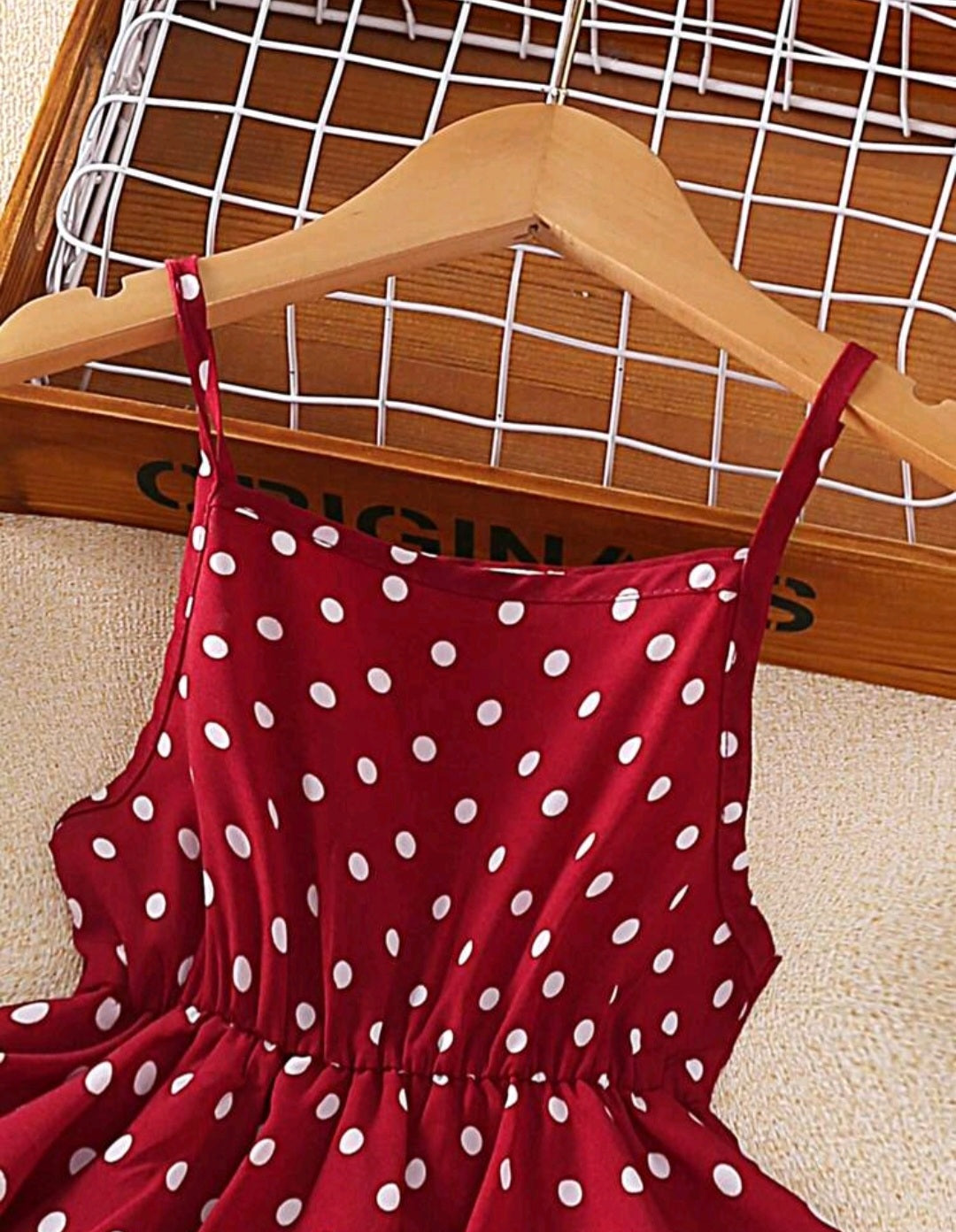 Red Polka Dress Sibling Outfit 