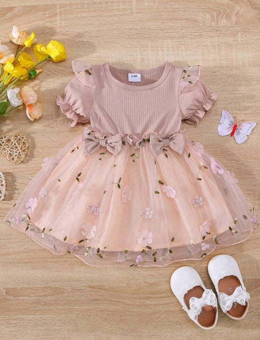 Floral Embroidered Dress