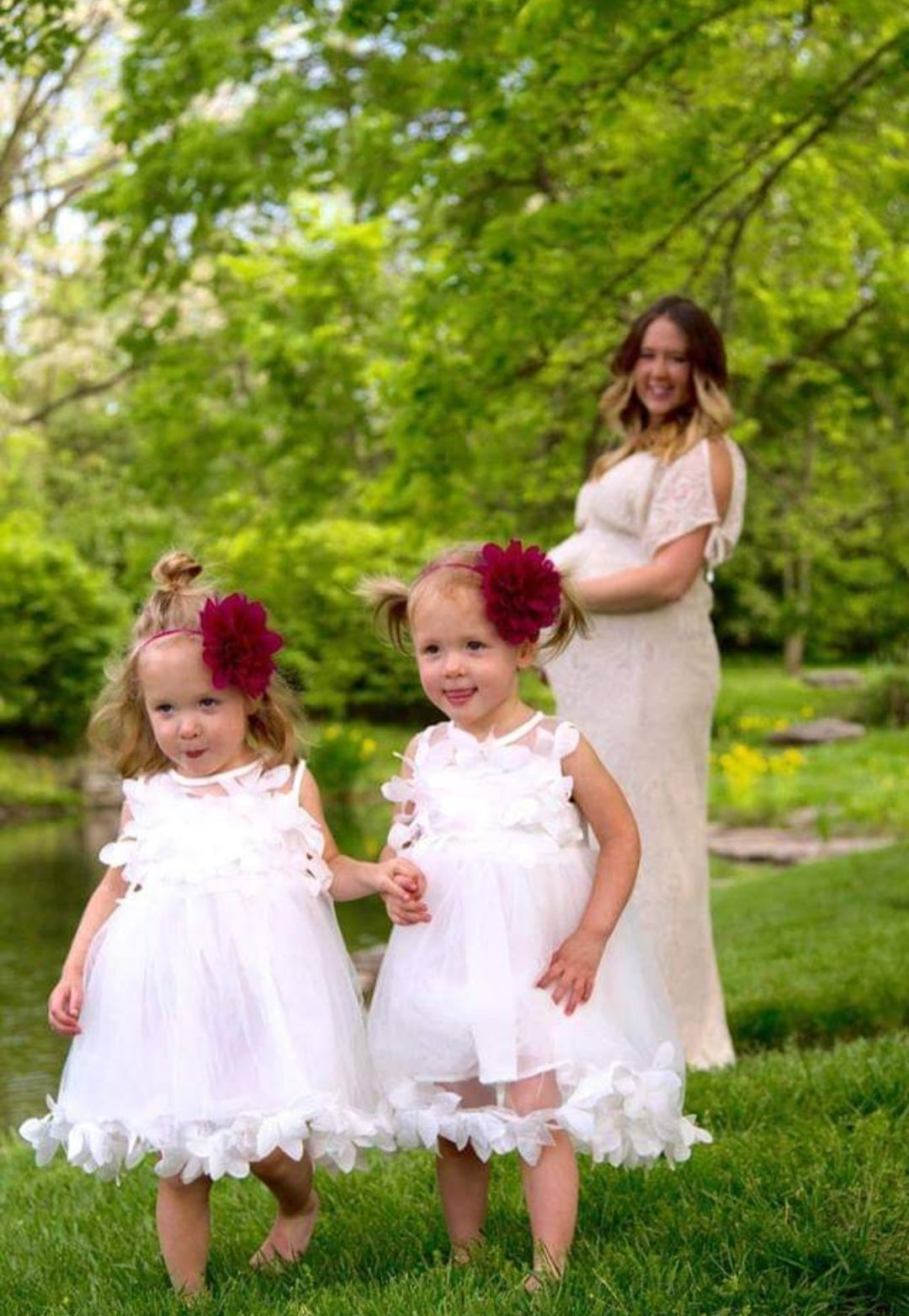 White Flower Dress 1000307