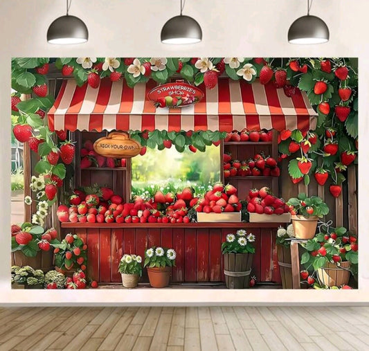 Strawberry Shop Banner #500066