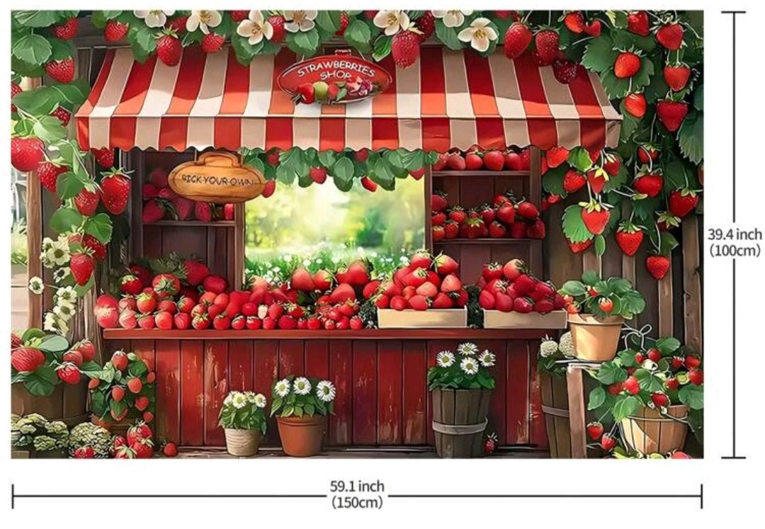 Strawberry Shop Banner #500066