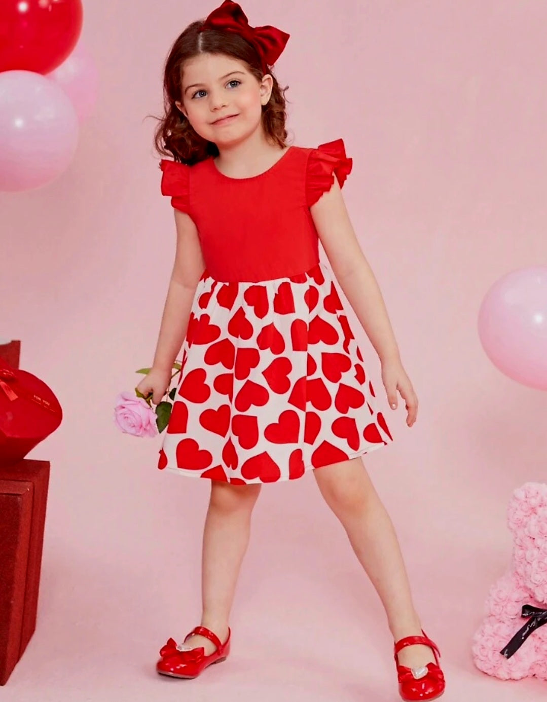 Valentine's Dress with Belt