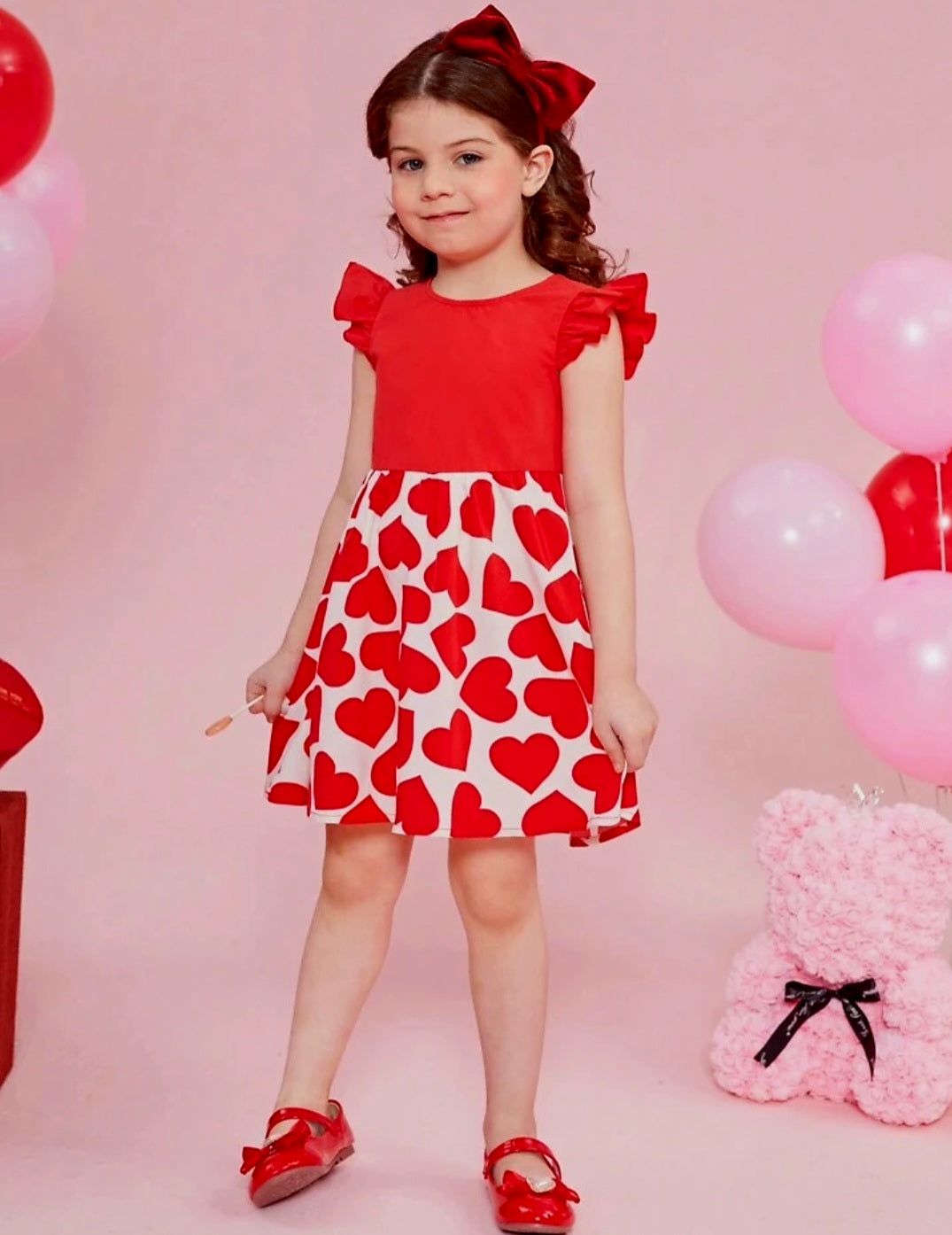 Valentine's Dress with Belt