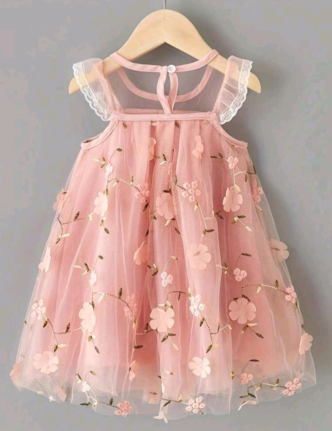 Floral Pink Dress 1000934