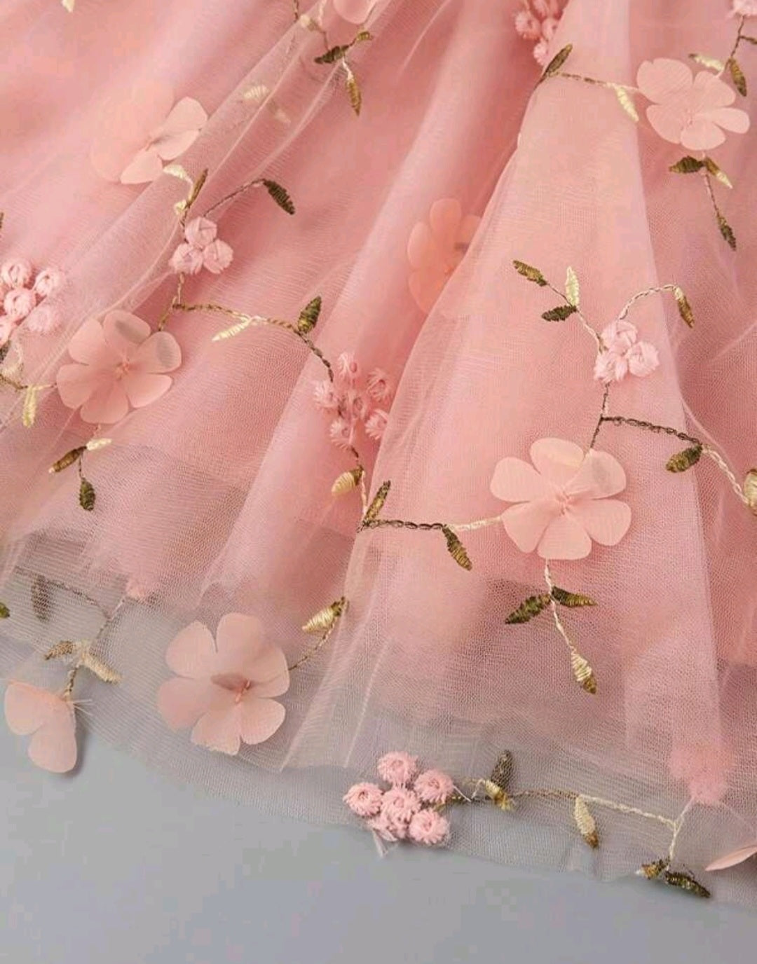 Floral Pink Dress 1000934