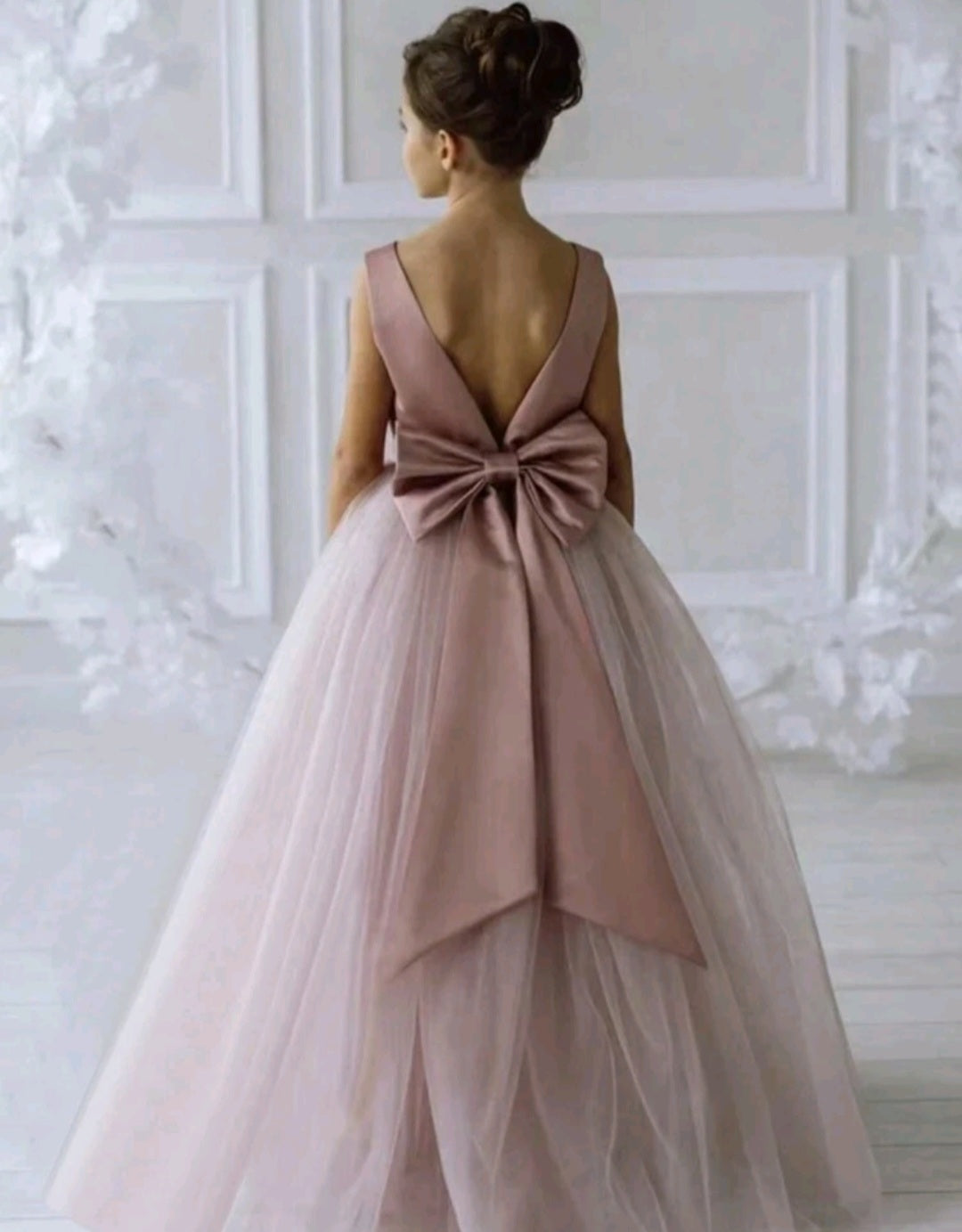 Pink Formal Dress with Headband 1000998